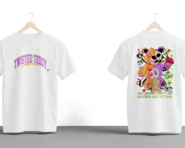 Voodoo Havoc Bear Graphic T Shirt